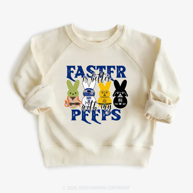 Easter Is Better With My Peeps Kid's Sweatshirt