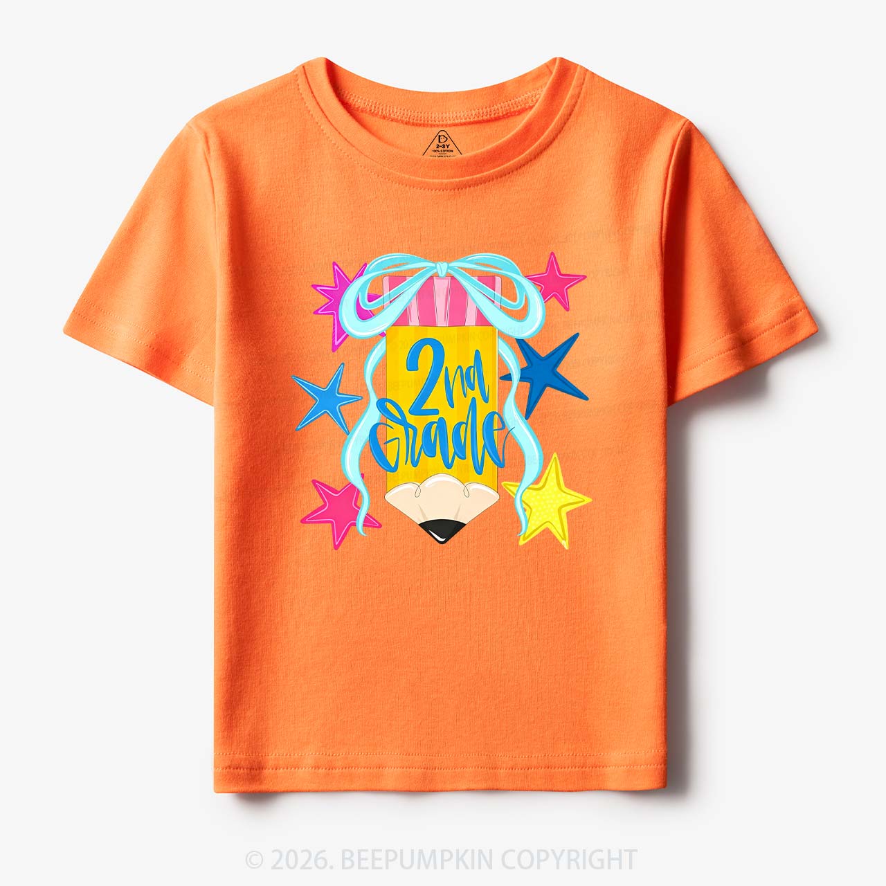 Sparkly Grade Star Pencil Back to School Toddler&Kid's Tees