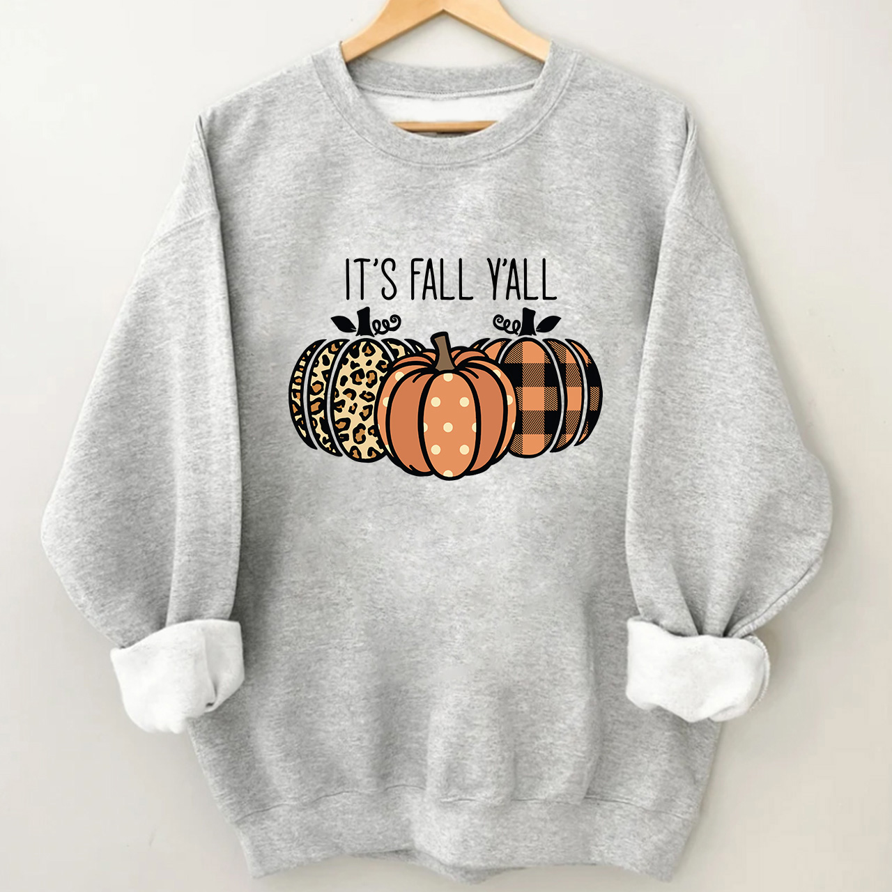 It's Fall Yall Pumpkin Sweatshirts