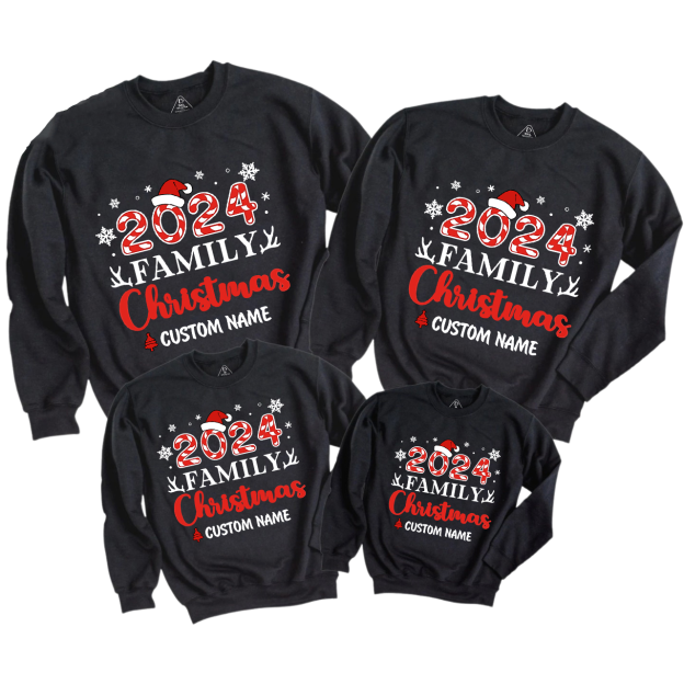 Antlers And snowflakes Christmas Party Sweatshirts