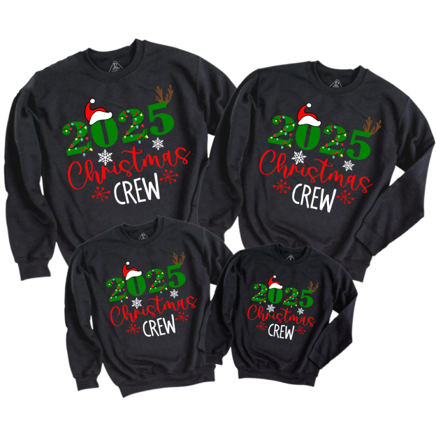 2025 Snow Christmas Family Matching Sweatshirts