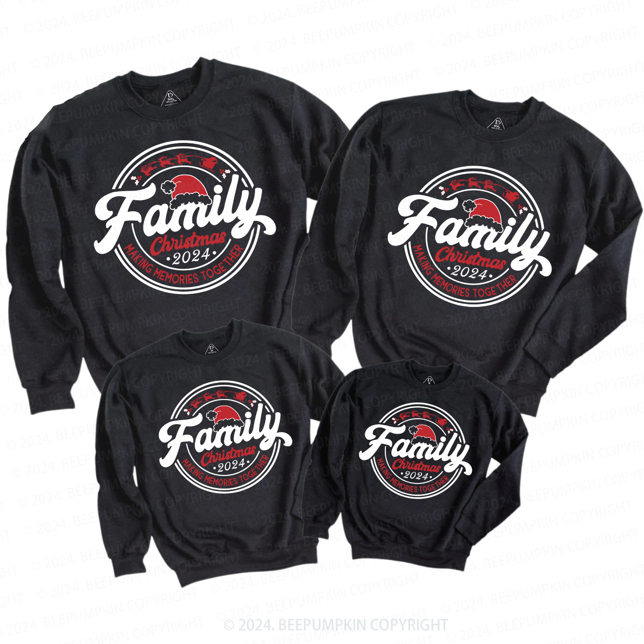 Family Christmas 2024 Making Memories Together Sweatshirt