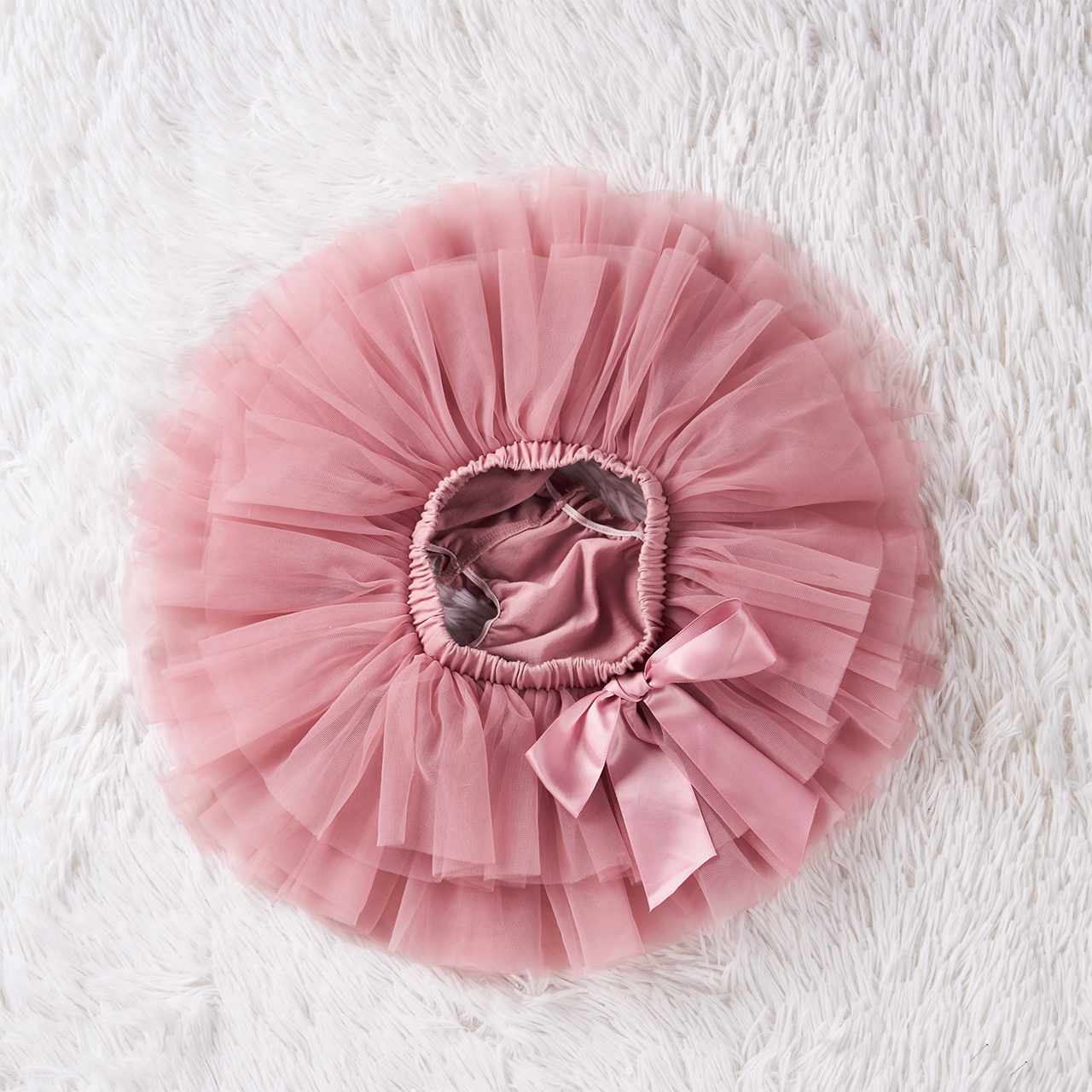 3 Pieces Personalized Vintage Pink Floral Baby Girl Tutu Outfit Set