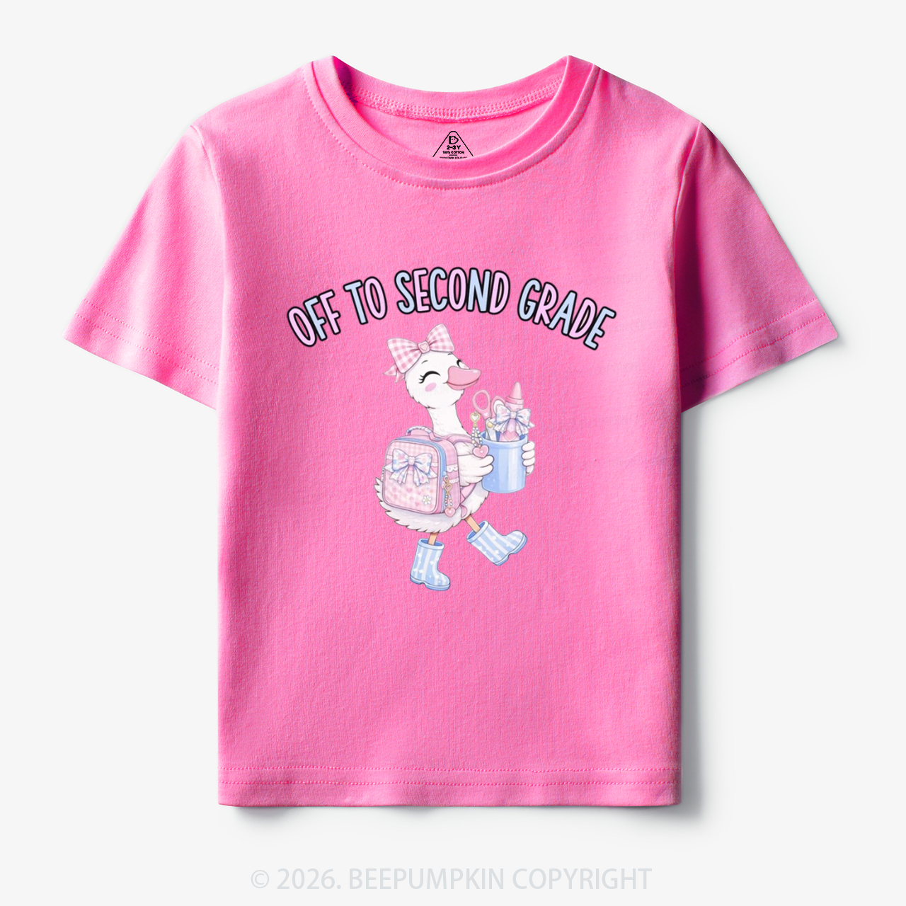 Personalized Off To Grade Back To School Toddler&Kid's Tees