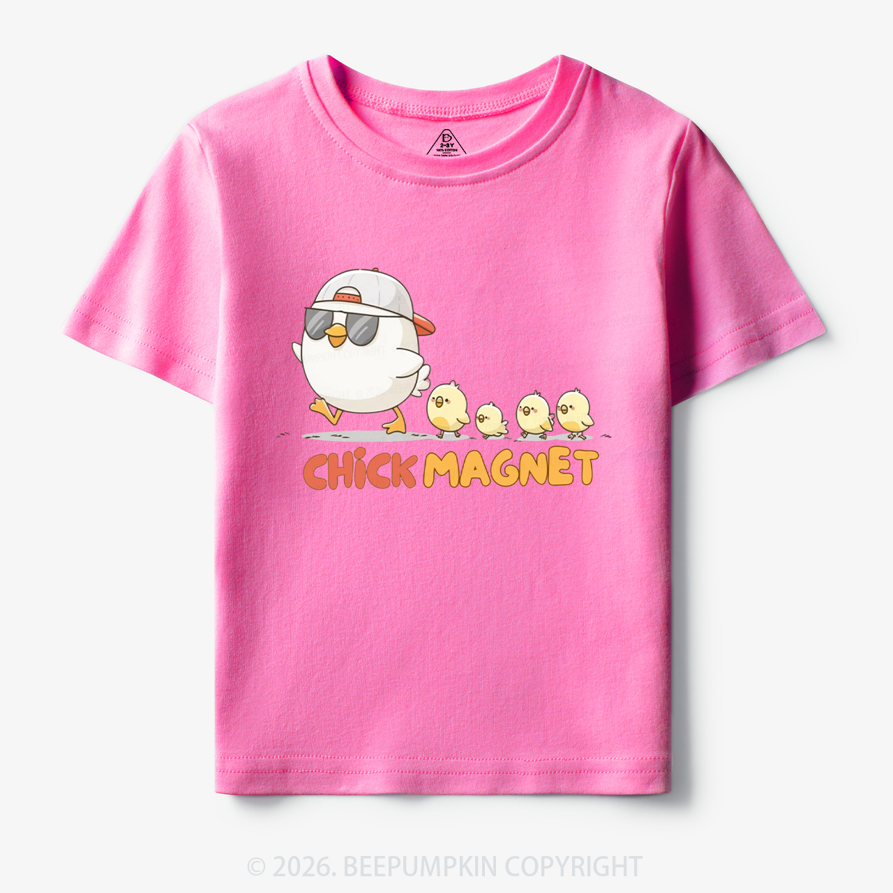 Chick Magnet Funny Farm Animal Toddler&Kid's Tees