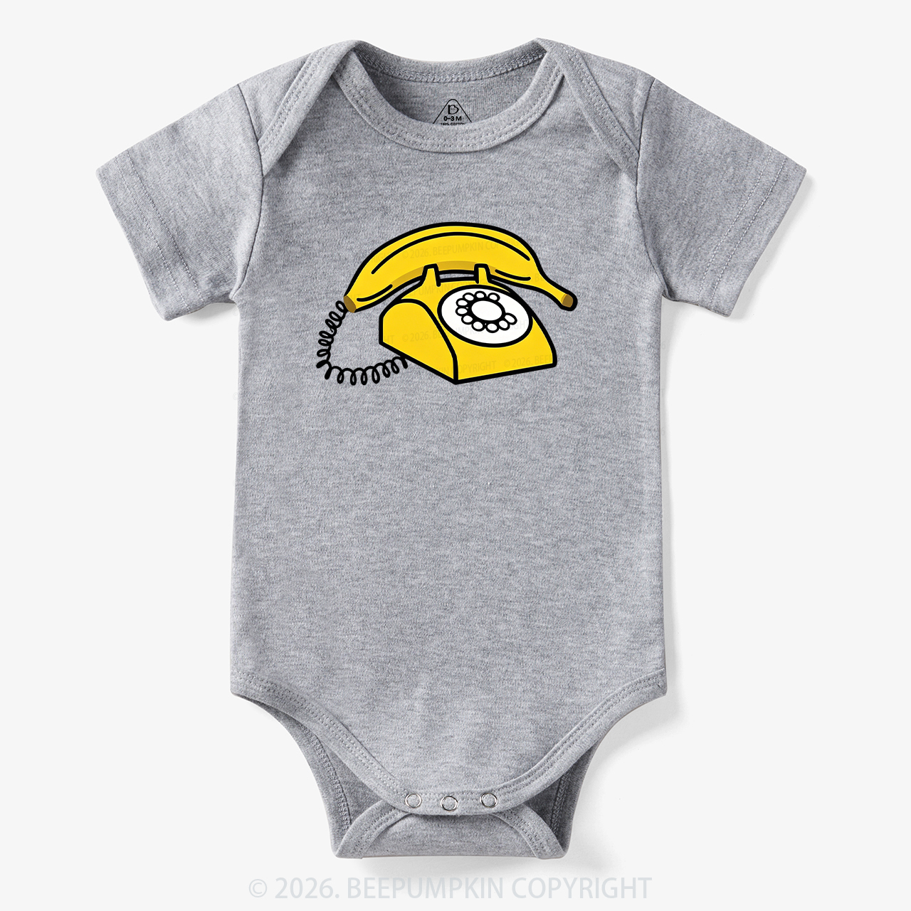 Banana Phone Cute Funny Bodysuit