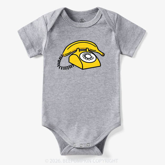 Banana Phone Cute Funny Bodysuit