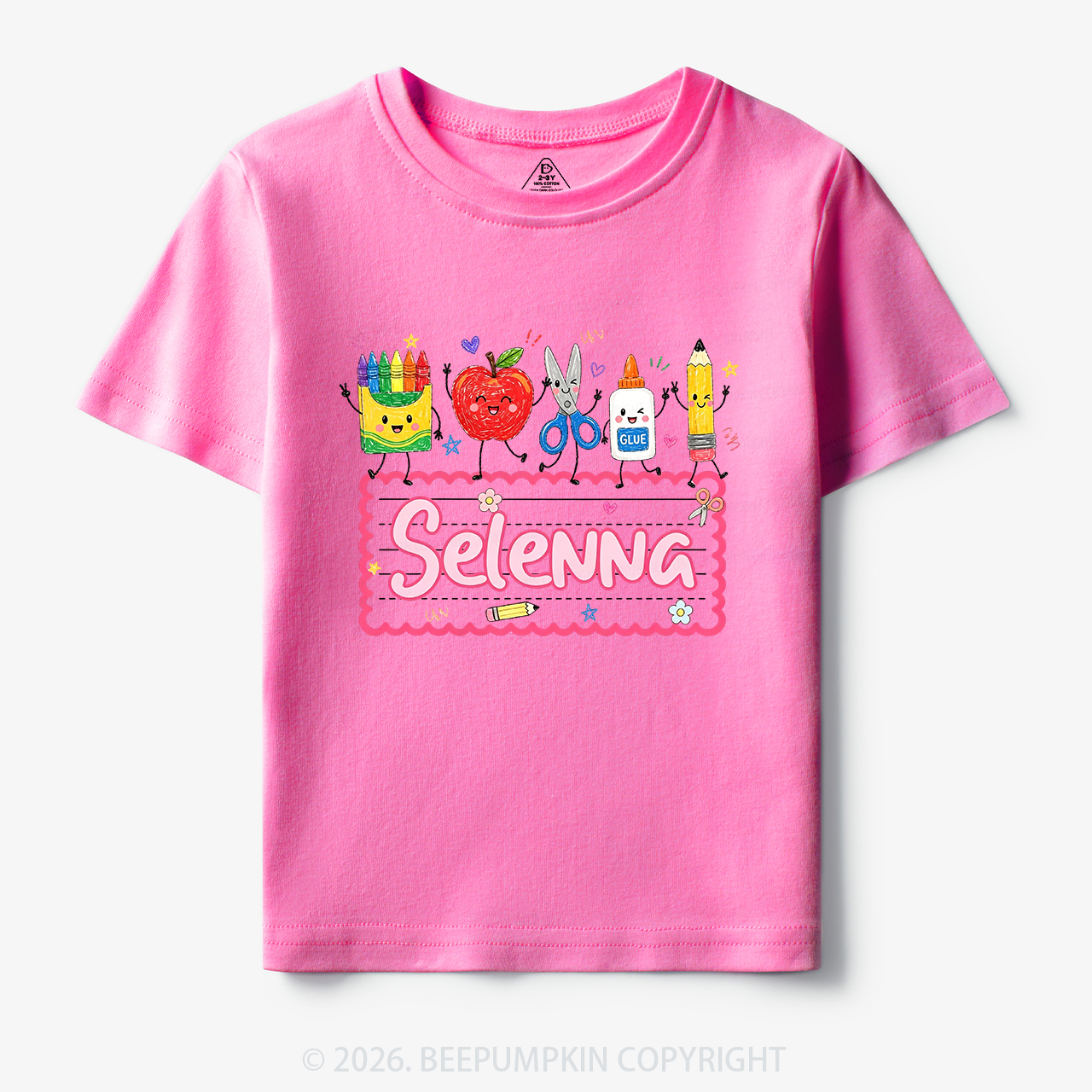 Personalized Back to School Doodle Name Toddler&Kid's Tees