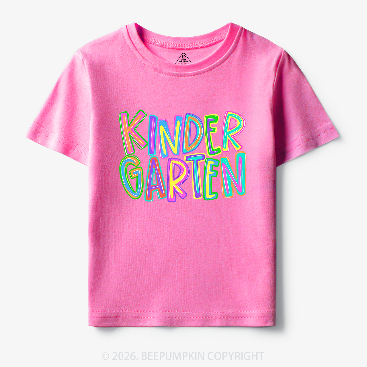 Neon Scribble Kindergarten Toddler&Kid's Tees