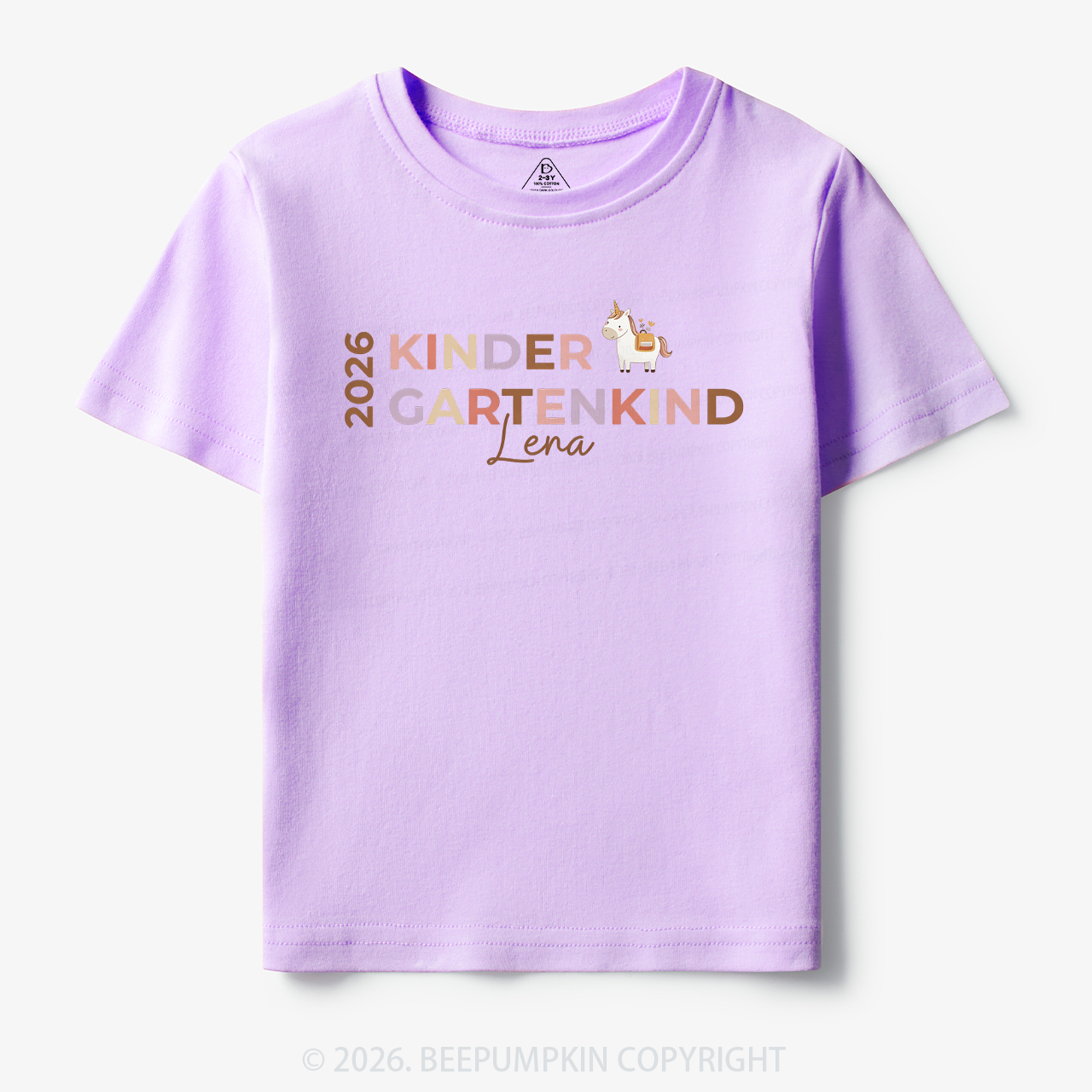 Personalized Name Icon Kindergarten Toddler&Kid's Tees