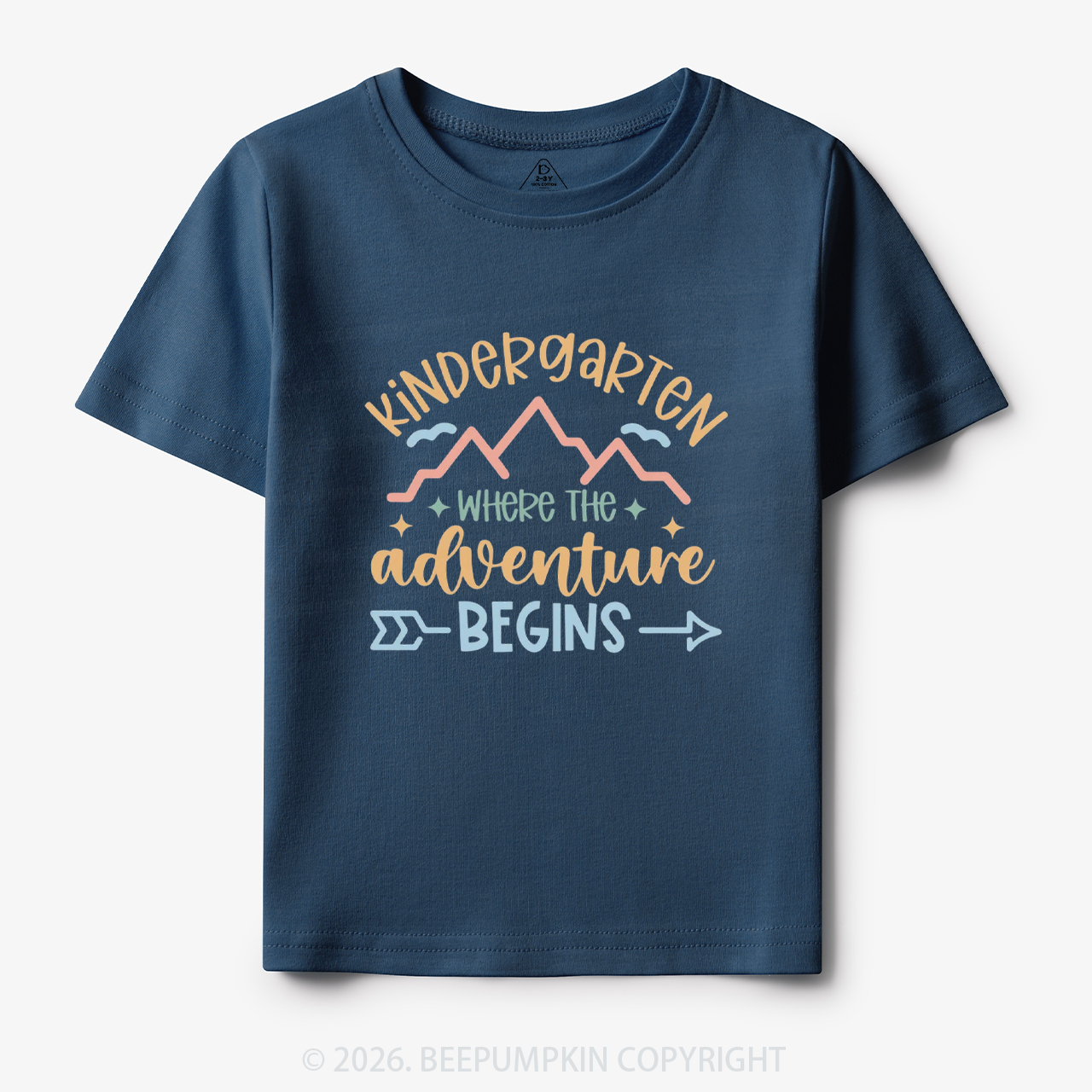 Personalized Kindergarten Where the Adventure Begins Toddler&Kid's Tees