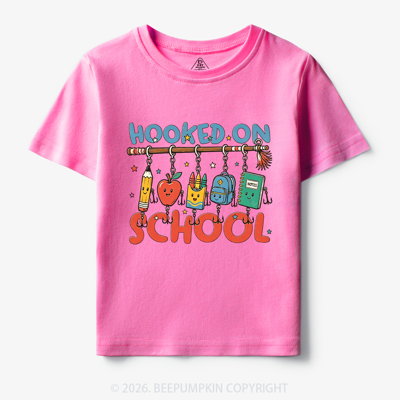 Back to School Hooked On School Toddler&Kid's Tees