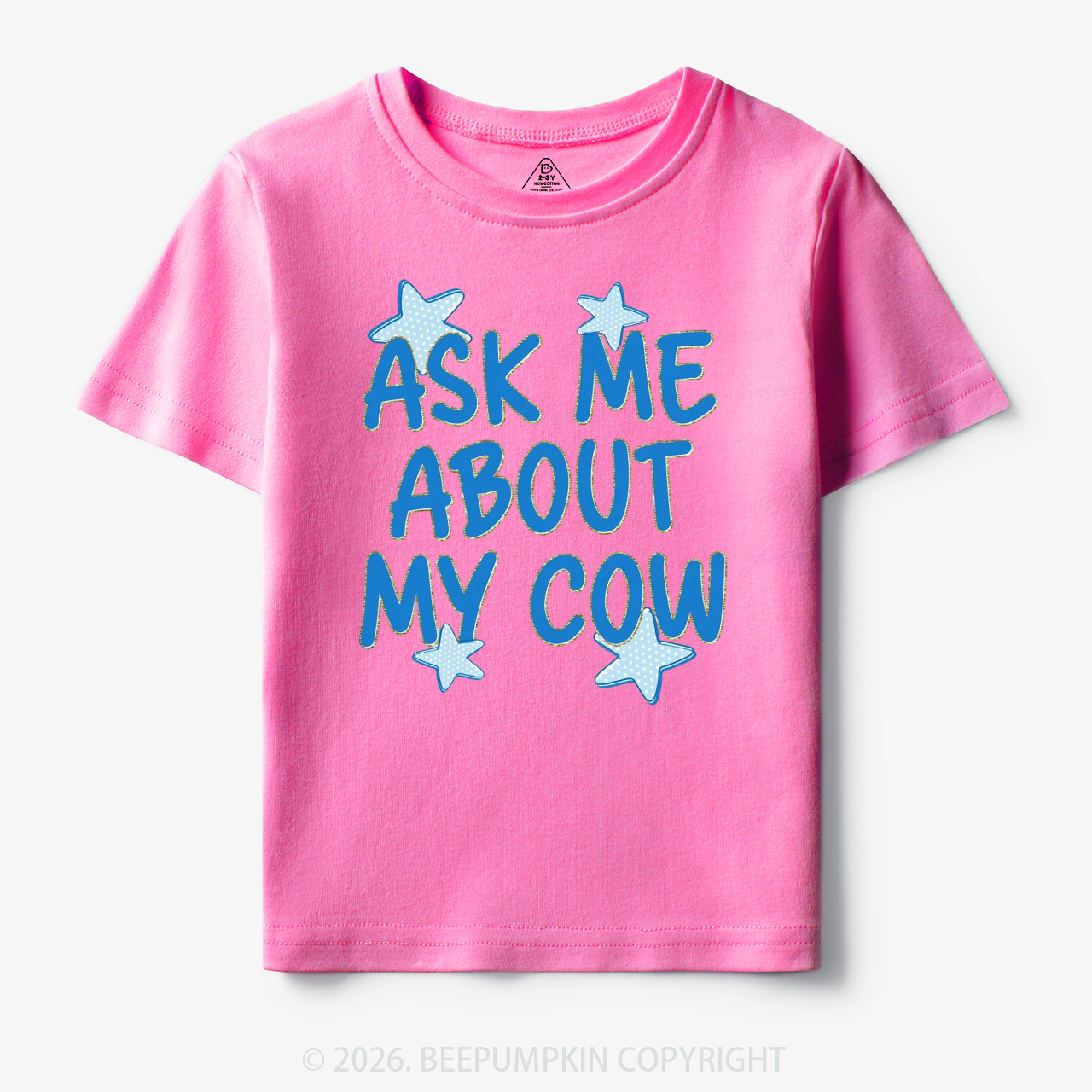 Ask Me About My Cow Toddler&Kid's Tees