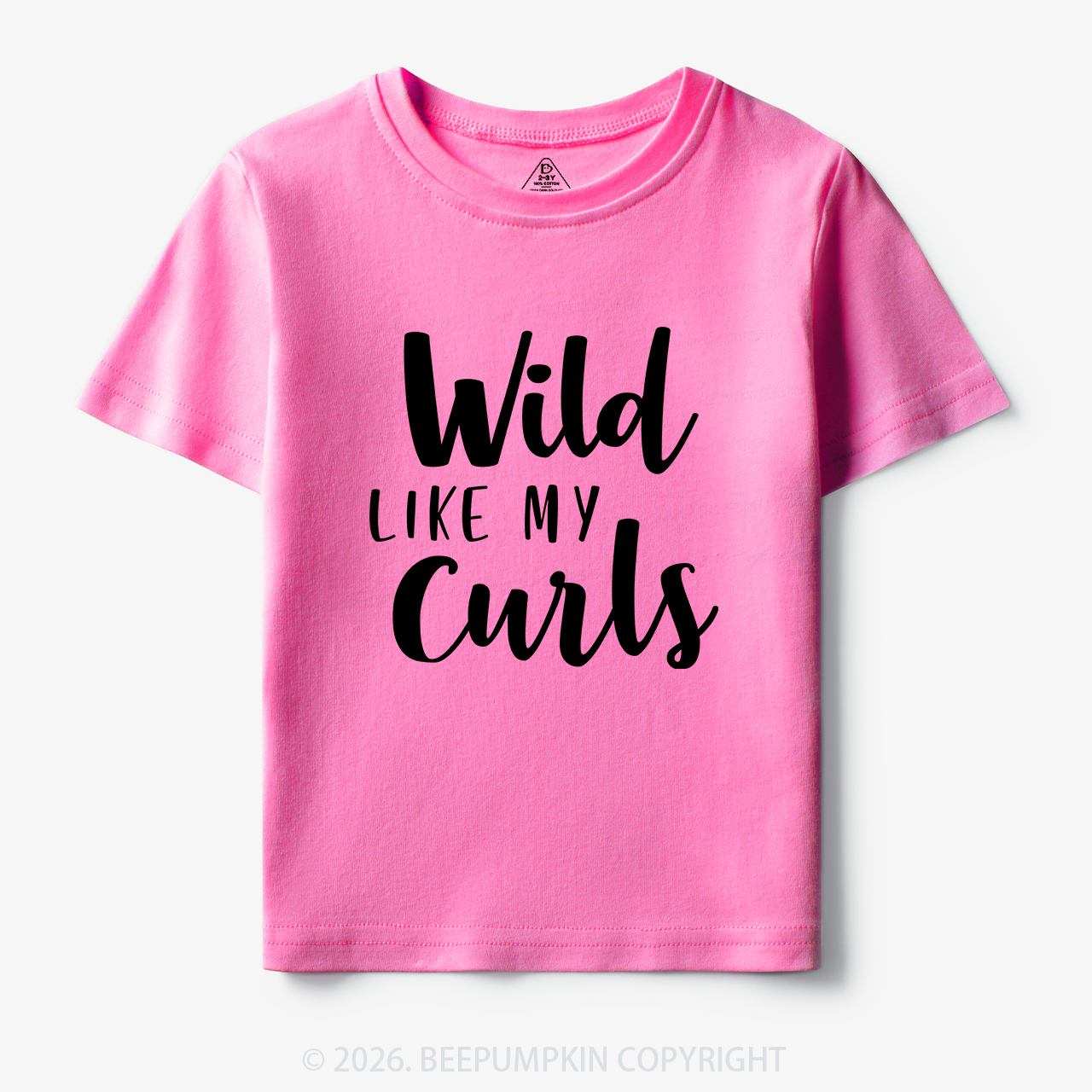 Wild Like My Curls Toddler&Kids Tees 7