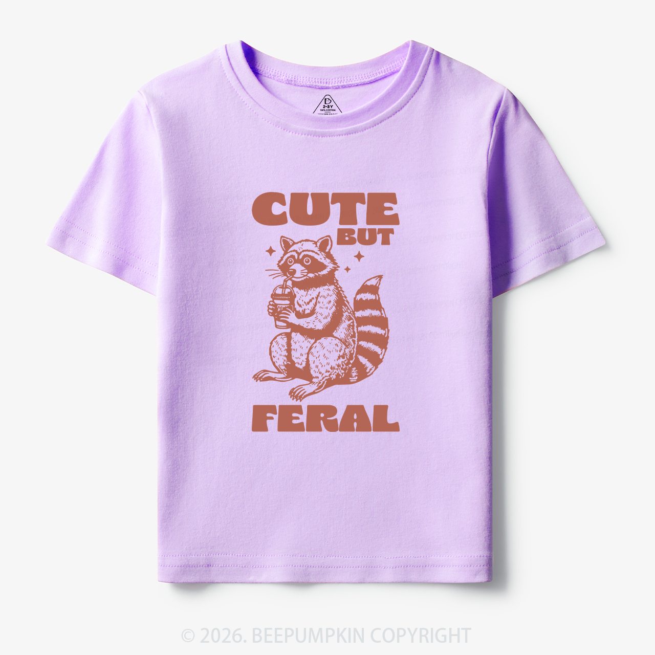 Cute But Feral Toddler&Kid's Tees Beepumpkin 7