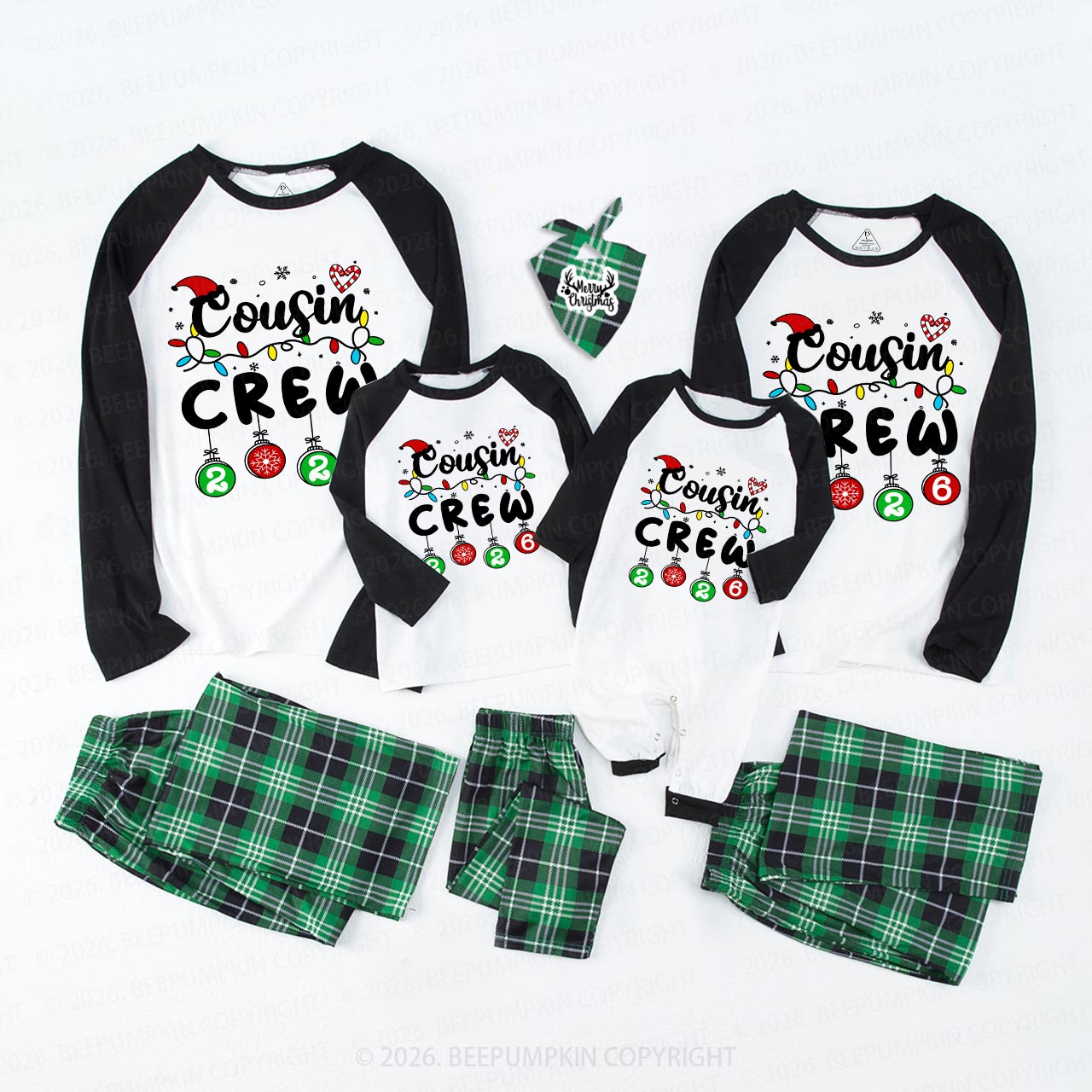 2026 Cousin Crew Lanterns Family Matching Pajamas Beepumpkin