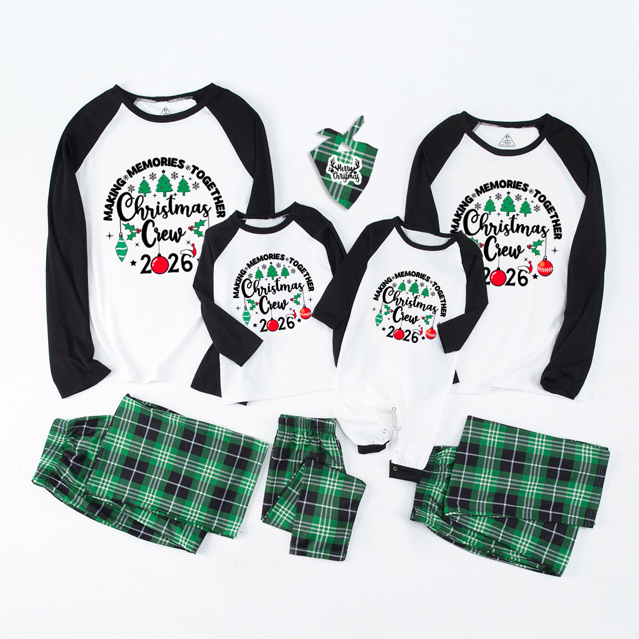 Christmas Crew 2026 Family Matching Pajamas