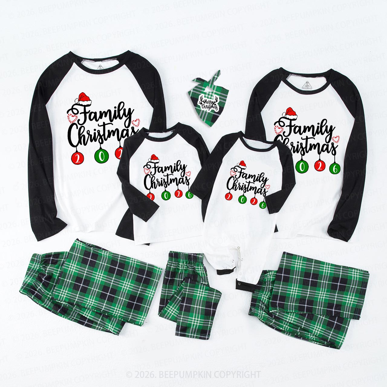 Family Christmas 2026 Lanterns Matching Pajamas For Family Beepumpkin