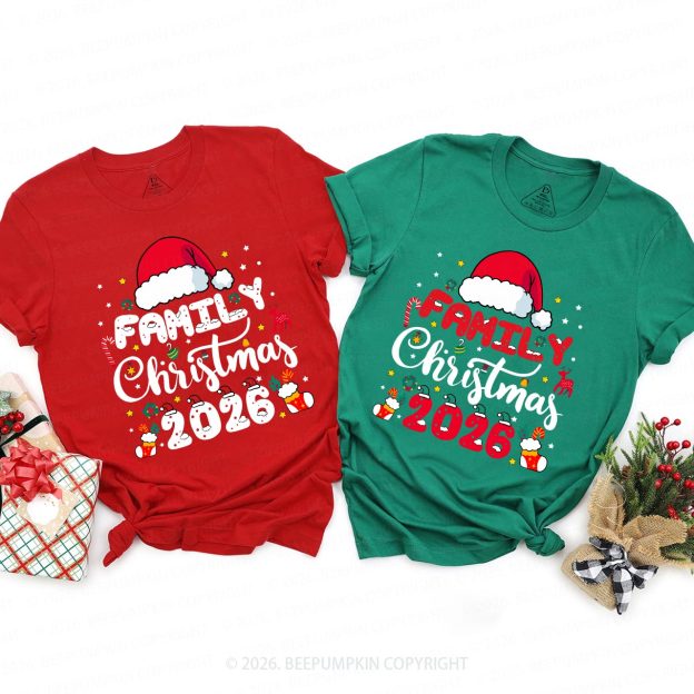 2026 Memories Together Christmas Matching T-Shirts Beepumpkin