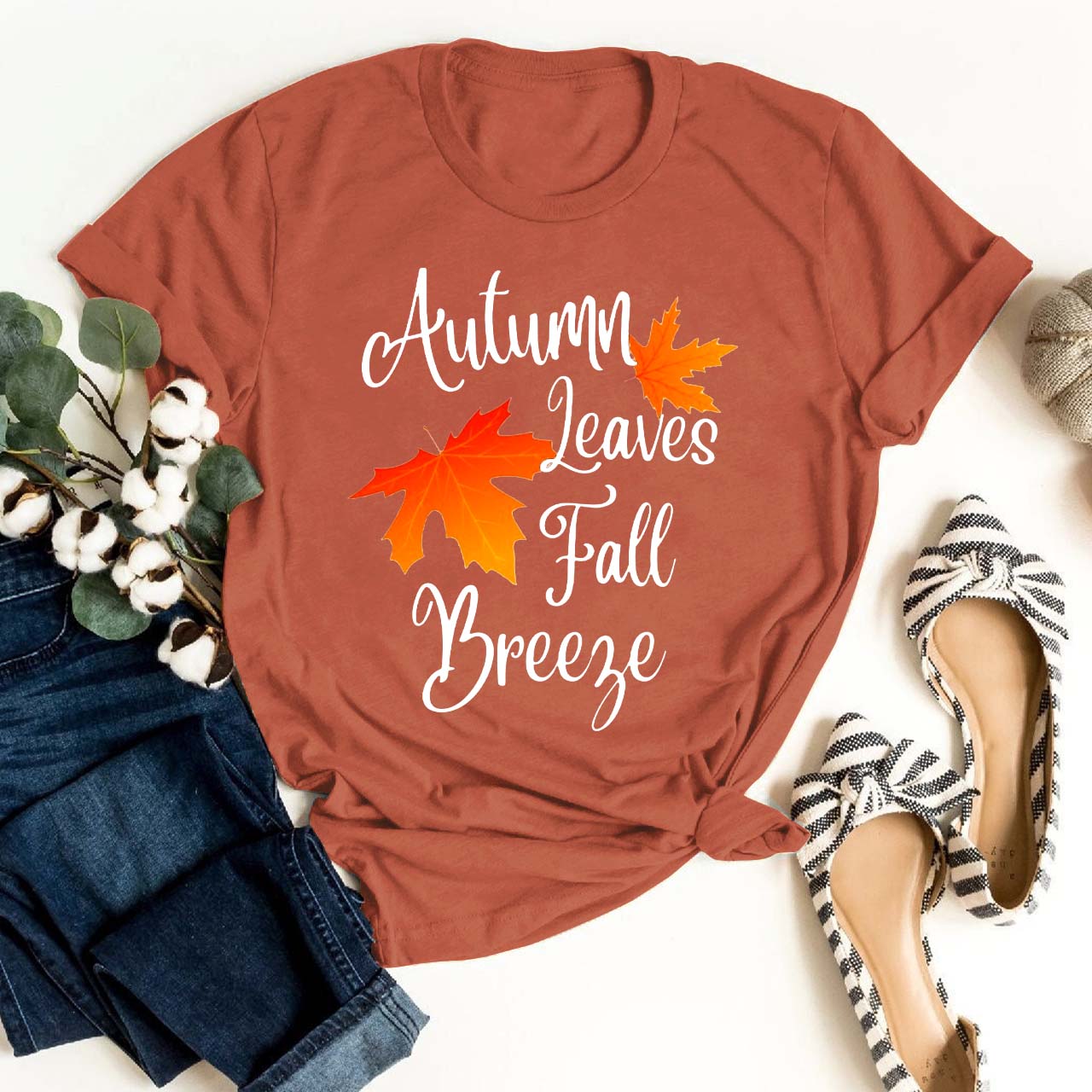 Autumn Leaves Fall Breeze T-shirt