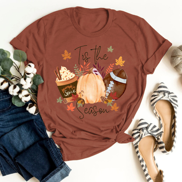 Tis The Season Pumpkin Ice Cream Shirt For Her
