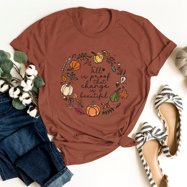 Fall Is Proof That Change Is Beautiful Shirt 