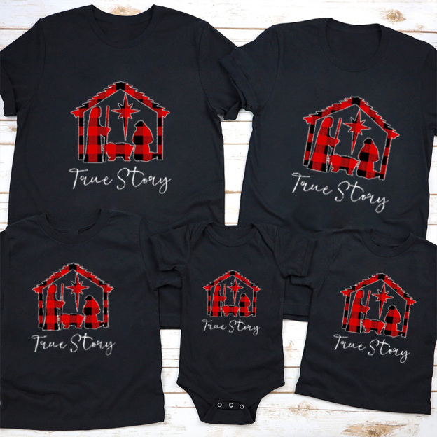 True Story Christmas Matching Shirts