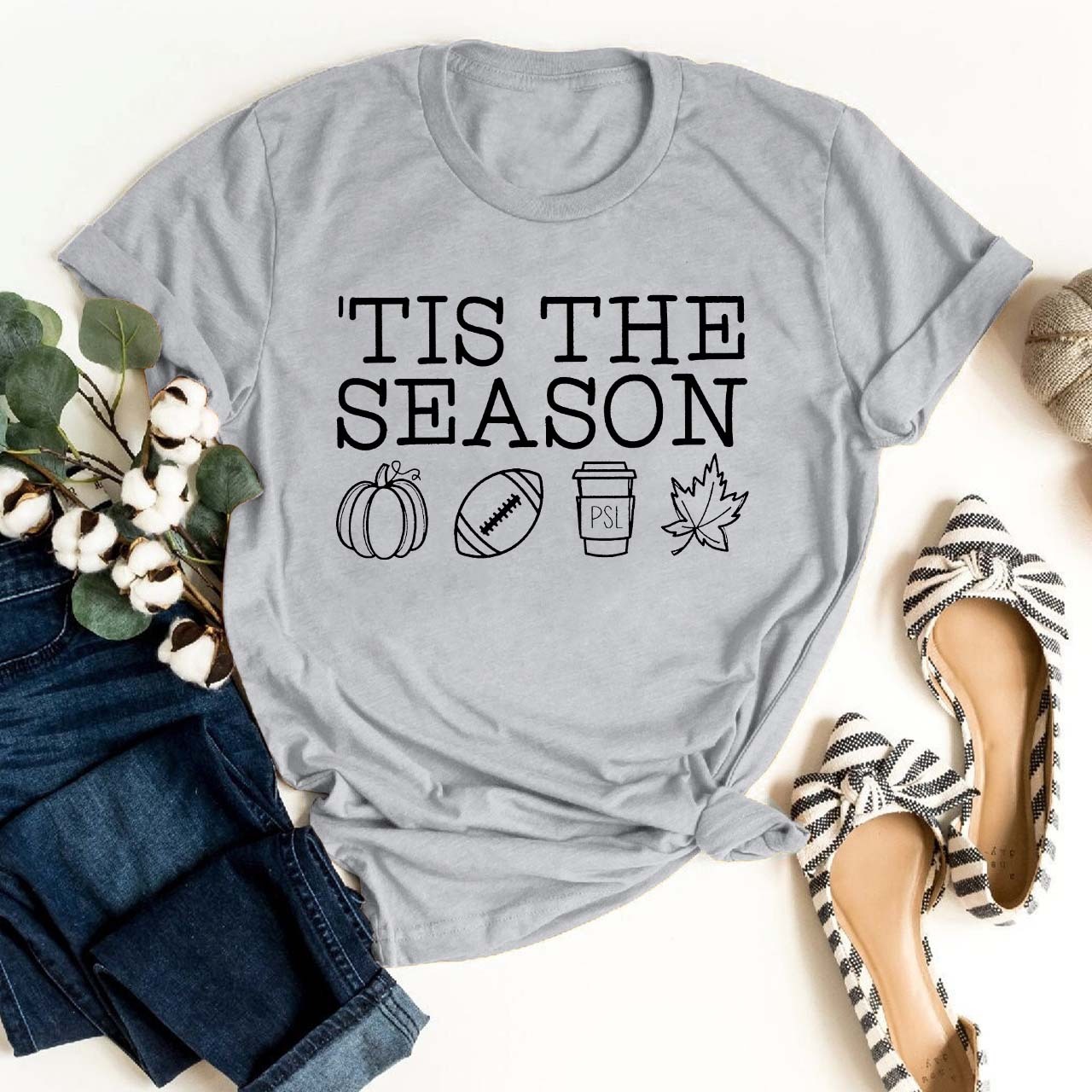 Tis The Season Pumpkin Football Shirt 