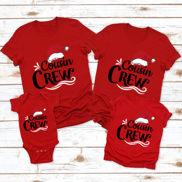 Cousin Crew Family Merry Christmas Shirts