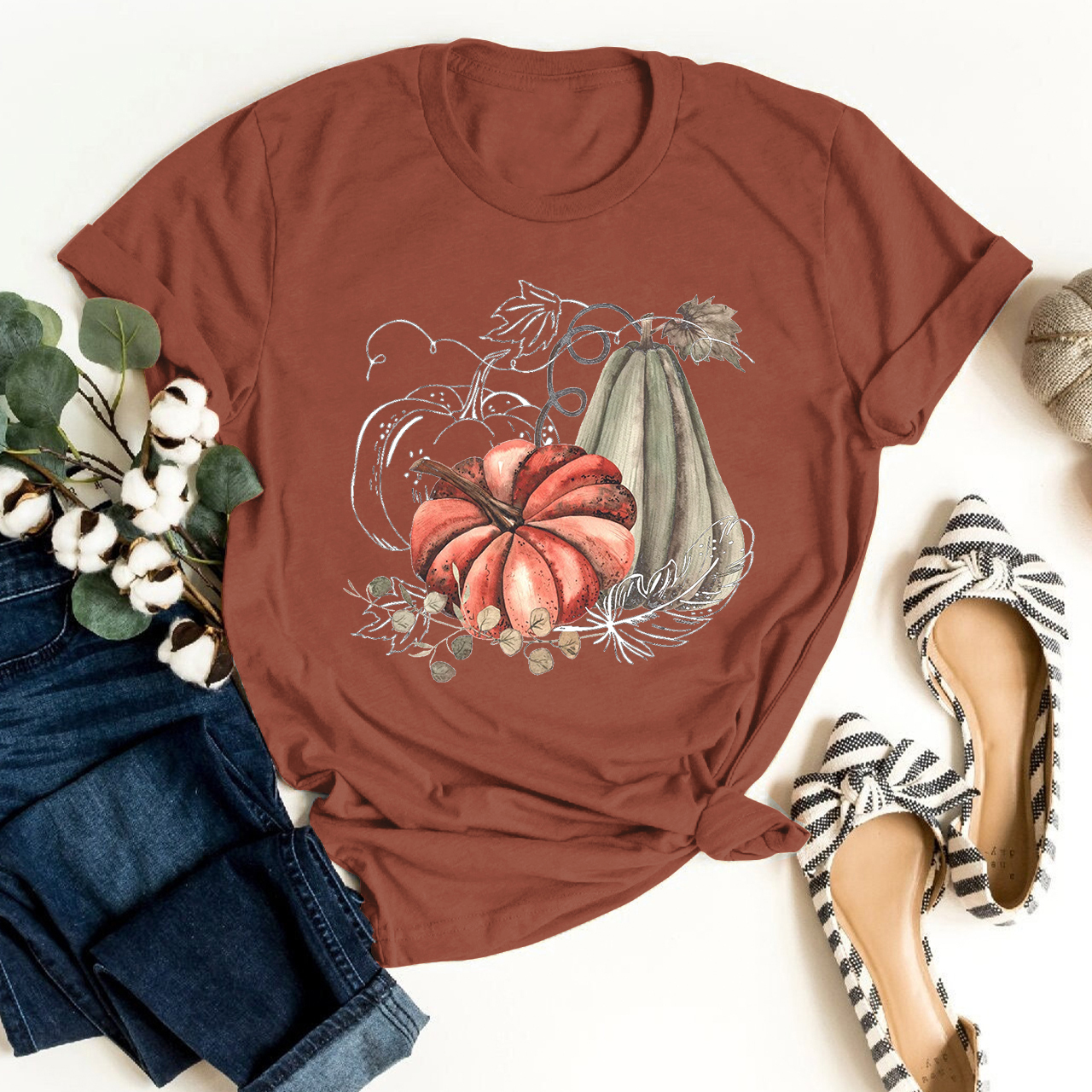Farm Fresh Pumpkins Shirt For Her Sale-Beepumpkin™