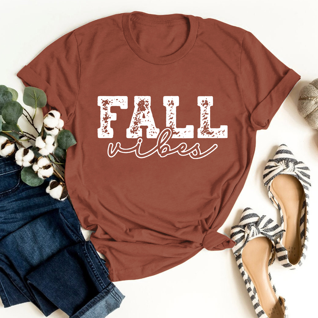 Fall Vibes Halloween Shirt For Her