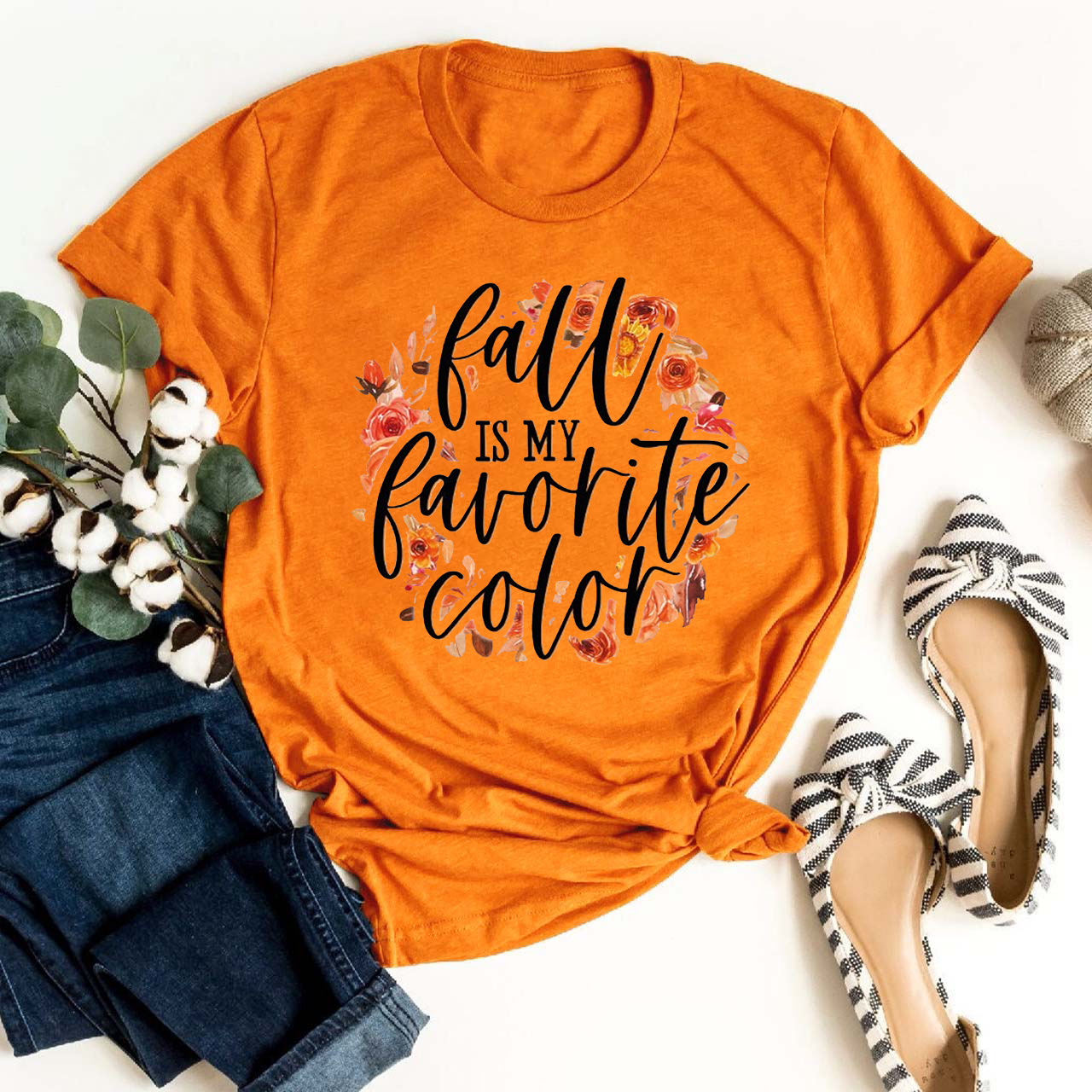 Fall Is My Favorite Color Shirt For Her