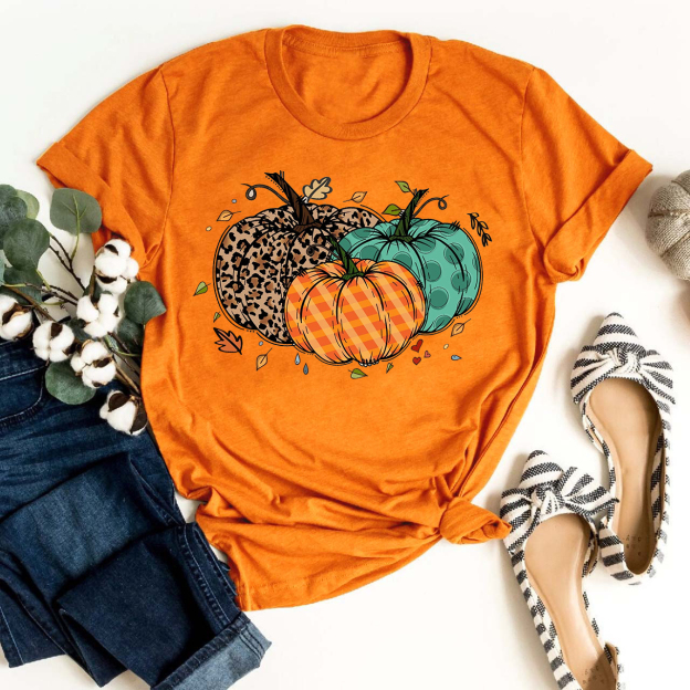 Peace Love Pumpkin Shirt For Her
