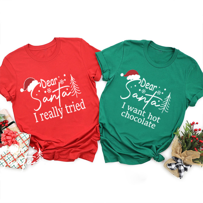 Dear Santa Group Christmas 24 Quotes Shirts