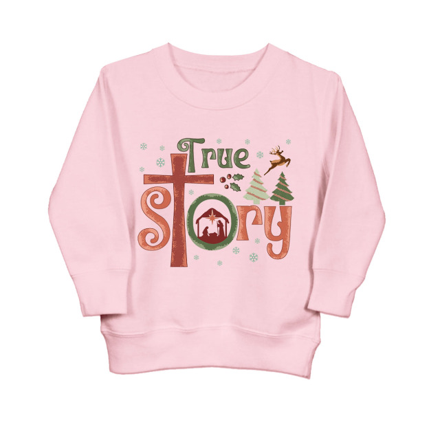 True Story Holiday Natural Kids Sweatshirt