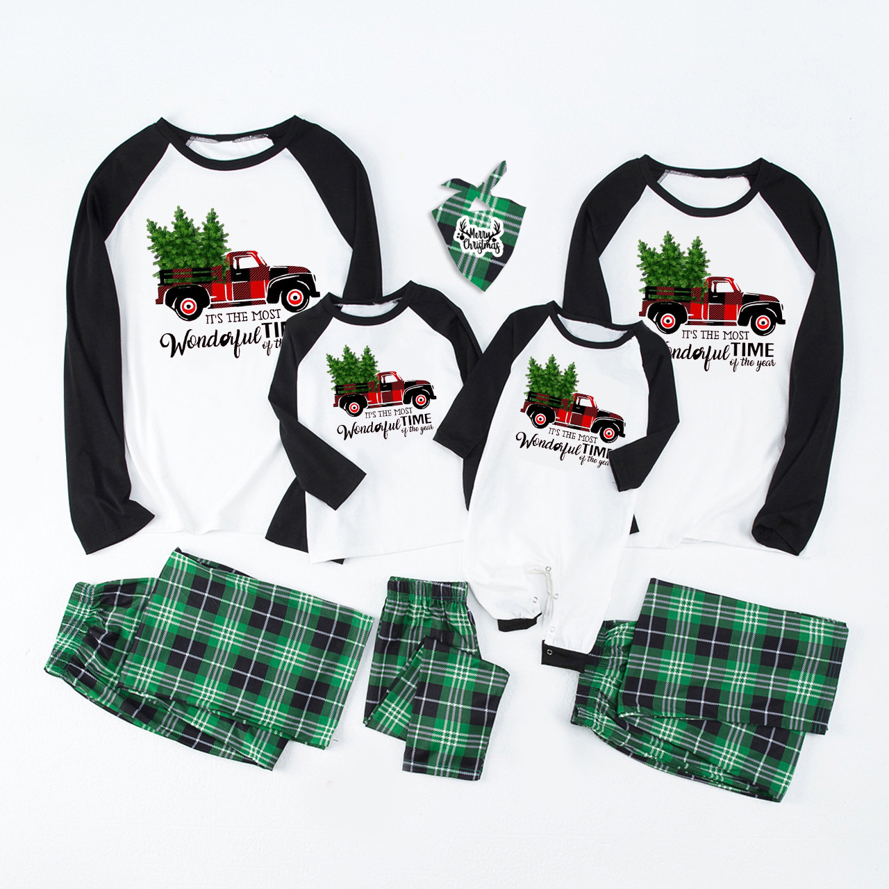 Most Wonderful Time Of The Year Christmas Family Pajamas