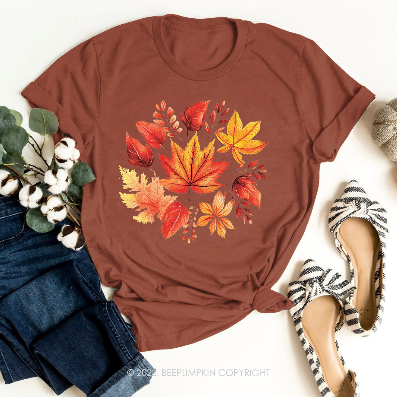 Autumn Shirt Fall Leaf Shirts