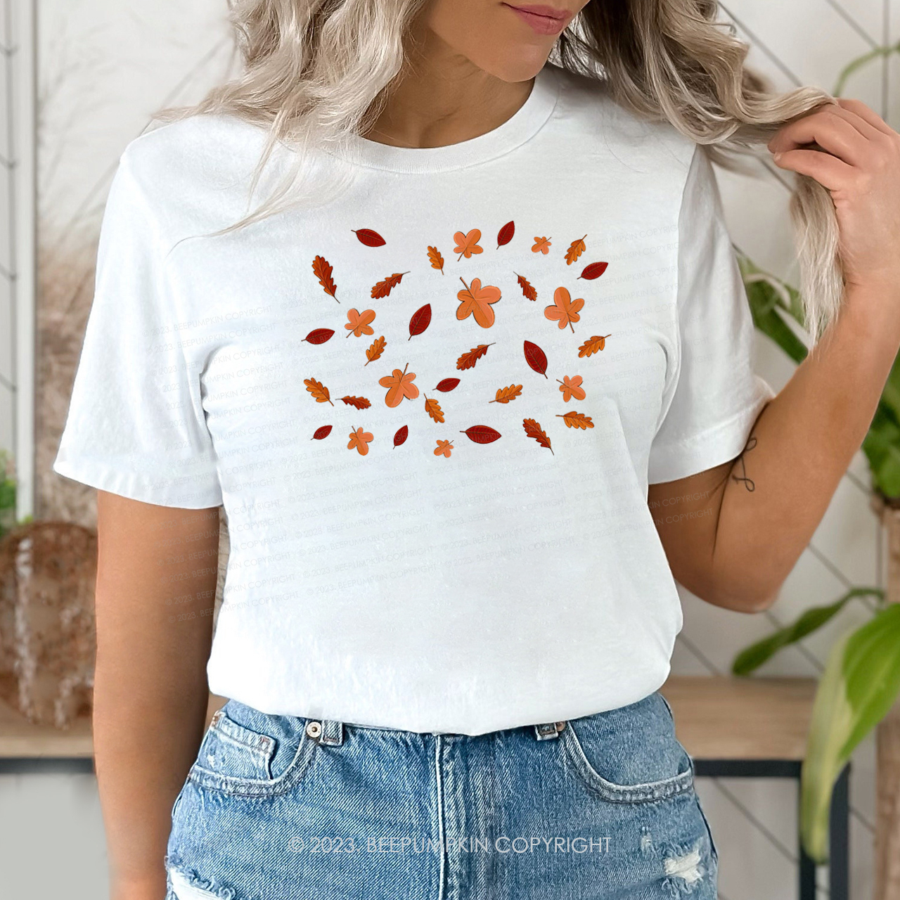 Unique Pretty Colorful Leaves Fall Shirts