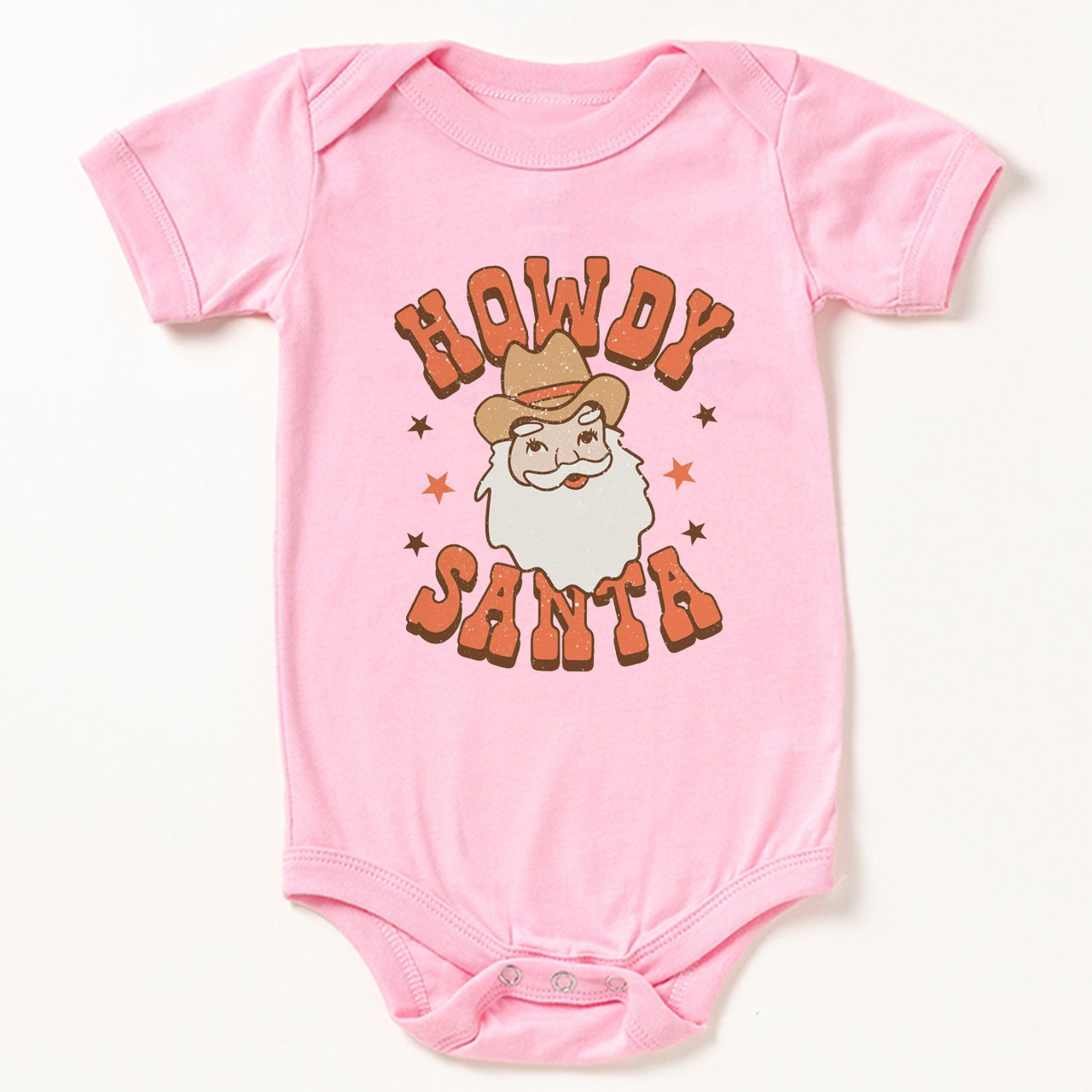 Baby Christmas Bodysuit - Howdy Santa