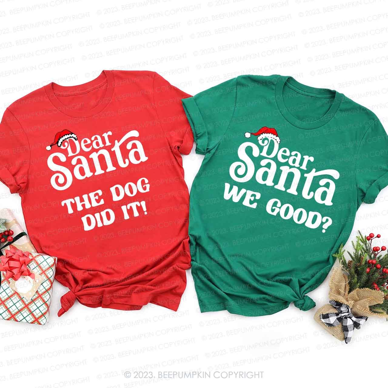 46 Quotes Dear Santa  Christmas Family Matching Shirts Beepumpkin