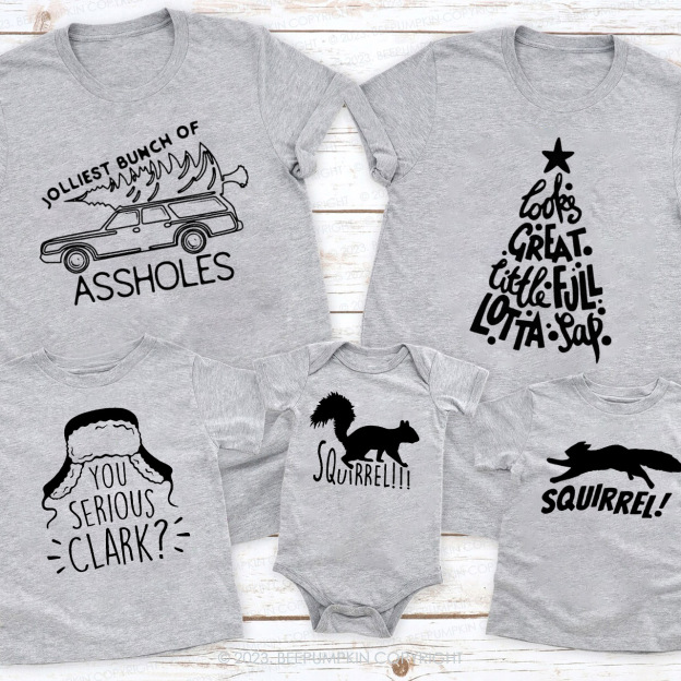 Fun pattern Christmas special Family Matching Shirts Beepumpkin