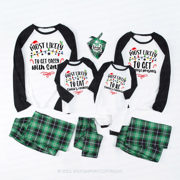 60 Quotes Most Likely And Custom Family Christmas Pajamas 2023 Beepumpkin
