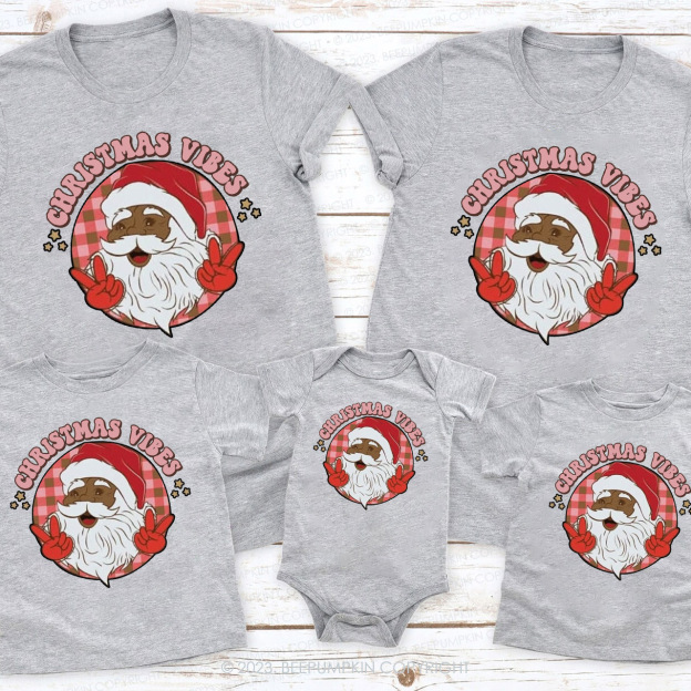 Santa Socratic Style Family Christmas Shirts Beepumpkin