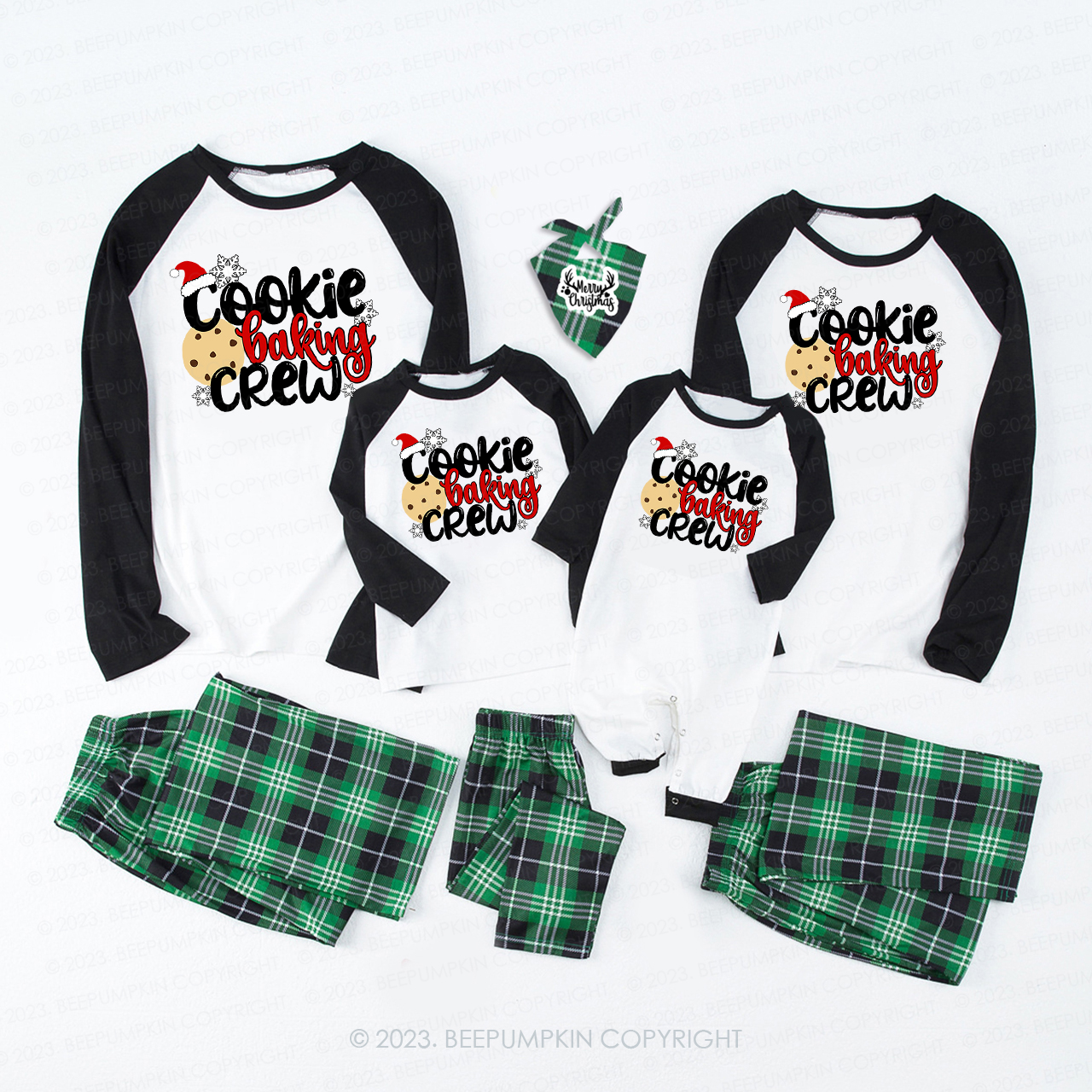 Cookie Baking Crew Family Matching Pajamas For Family Beepumpkin