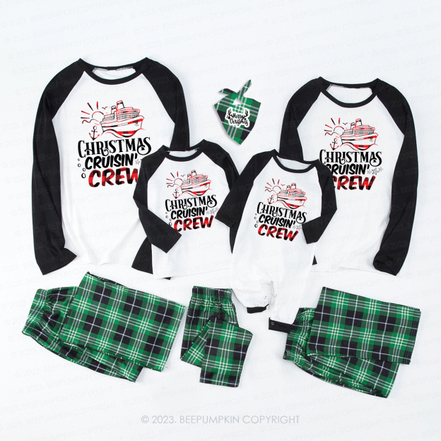 Christmas Cruise Buffalo Plaid Matching Pajamas For Family Beepumpkin
