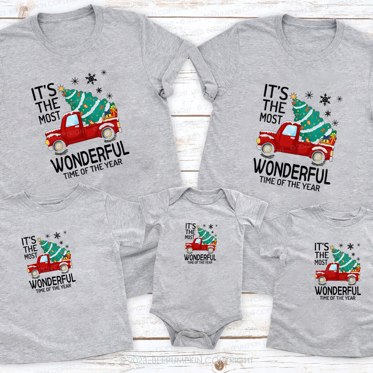 It's The Most Wonderful Time of the Year Matching Shirts Beepumpkin