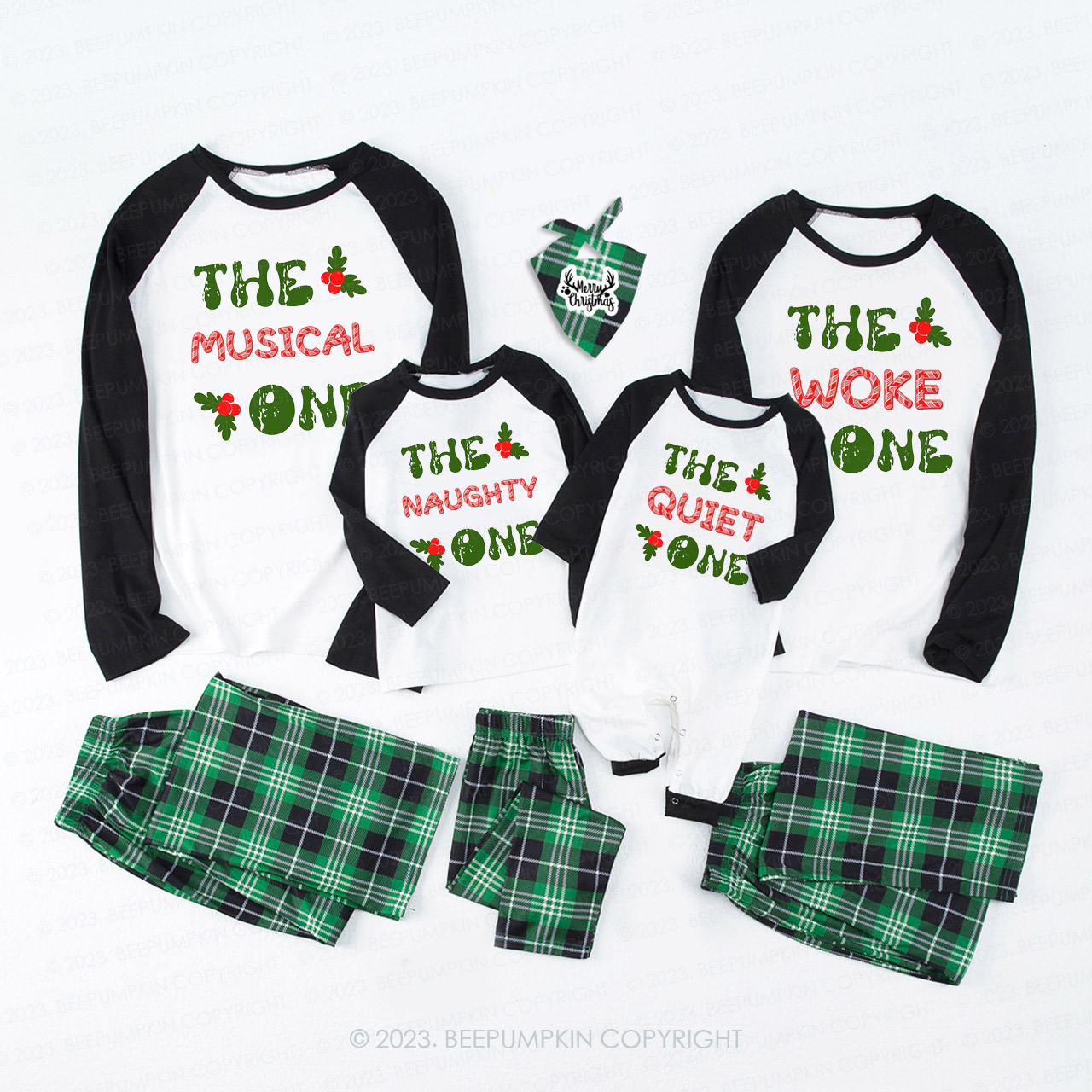 Personalized The One Family Christmas Pajamas Beepumpkin