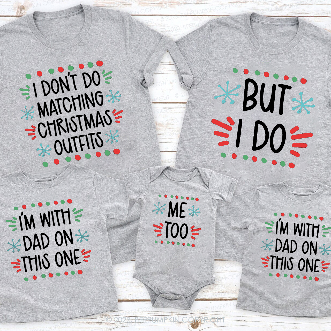 Funny Don't Do Group Holiday Matching Family Christmas Shirts