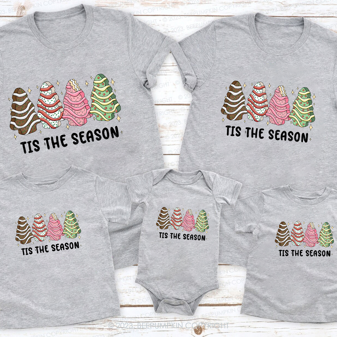 Christmas Tis The Season Family T-Shirt