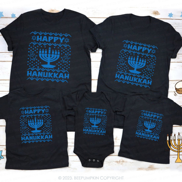 Happy Hanukkah Love Heart Fills the Air T-Shirts